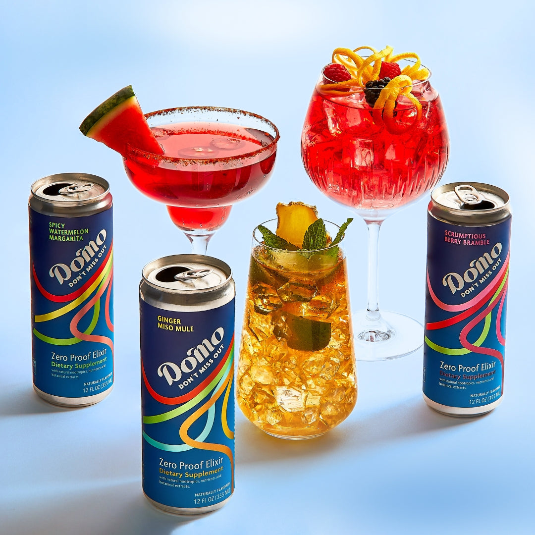 Do'Mo's Three delicious Social Tonics serving suggestions